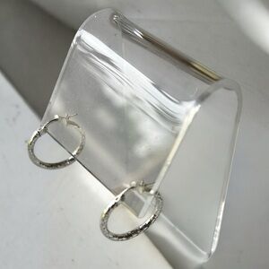 Modern Silver Earrings with Minimalist Design